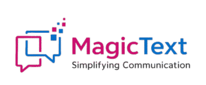 transperent magic text logo