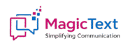transperent magic text logo