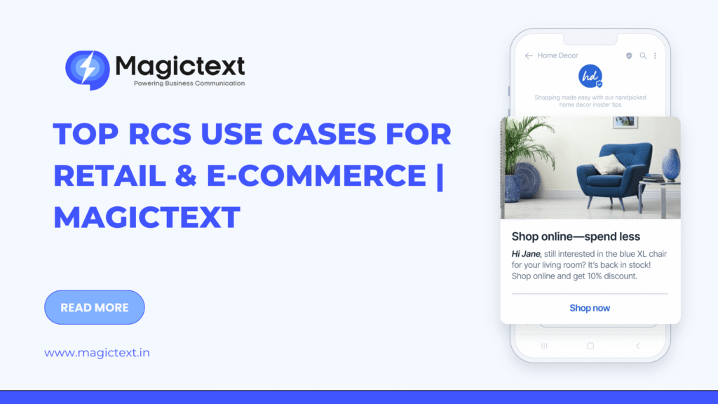 Top RCS Use Cases for Retail & E-commerce | MagicText