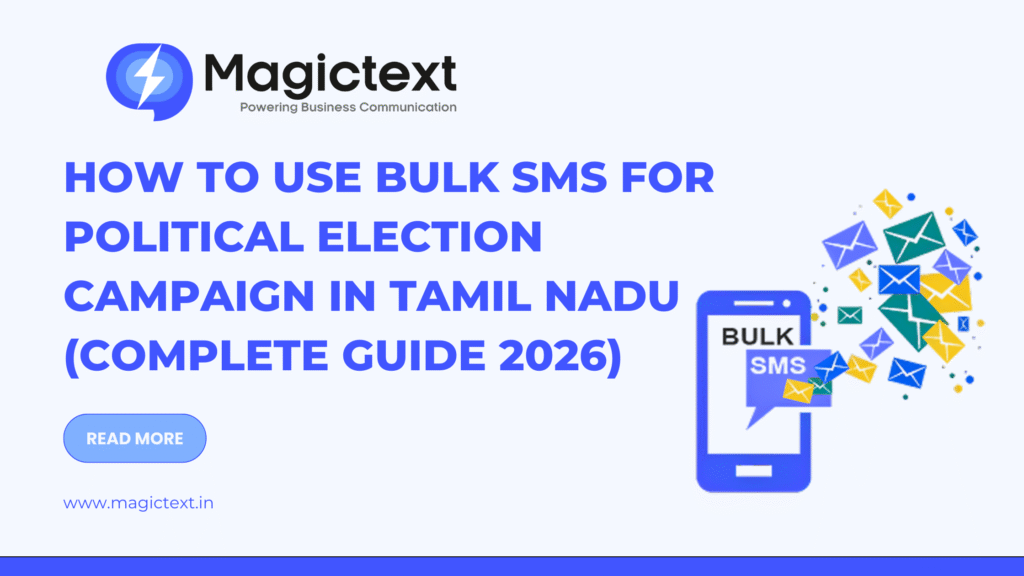 How to Use Bulk SMS for Political Election Campaign in Tamil Nadu (Complete Guide 2026)