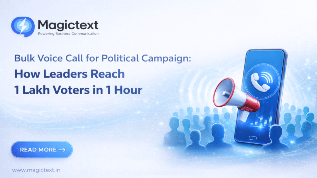 Bulk Voice Call for Political Campaign: How Leaders Reach 1 Lakh Voters in 1 Hour