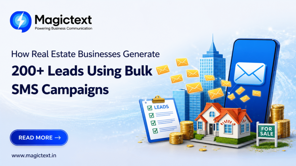 How Real Estate Businesses Generate 200+ Leads Using Bulk SMS Campaigns