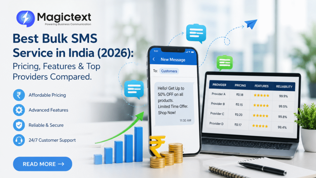 Best Bulk SMS Service in India (2026): Why Businesses Choose MagicText