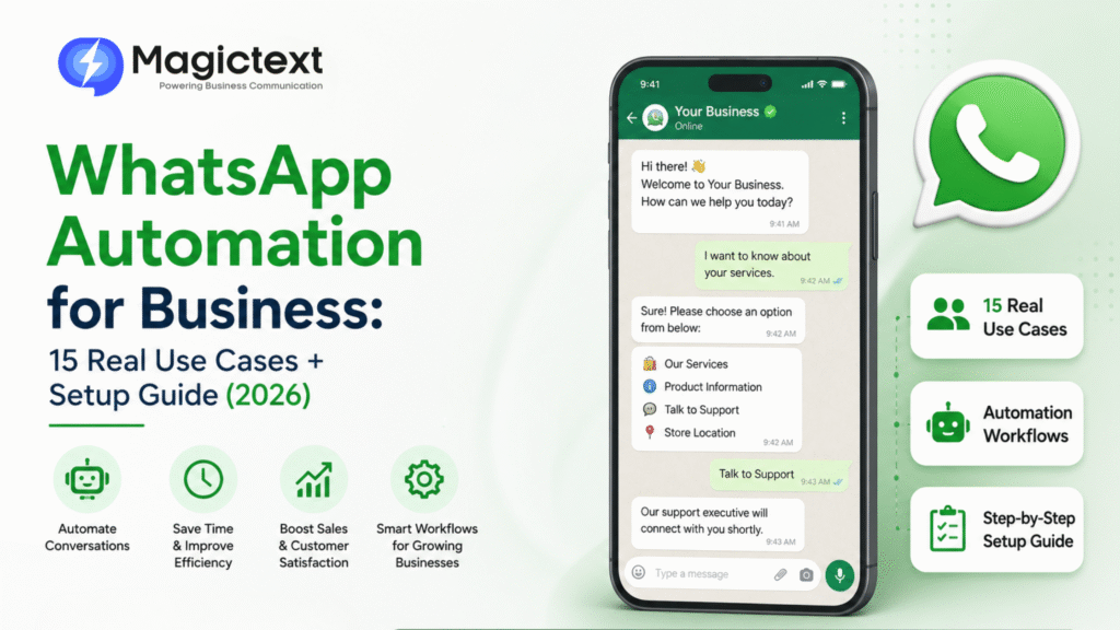 WhatsApp Automation for Business: 15 Real Use Cases + Setup Guide (2026)