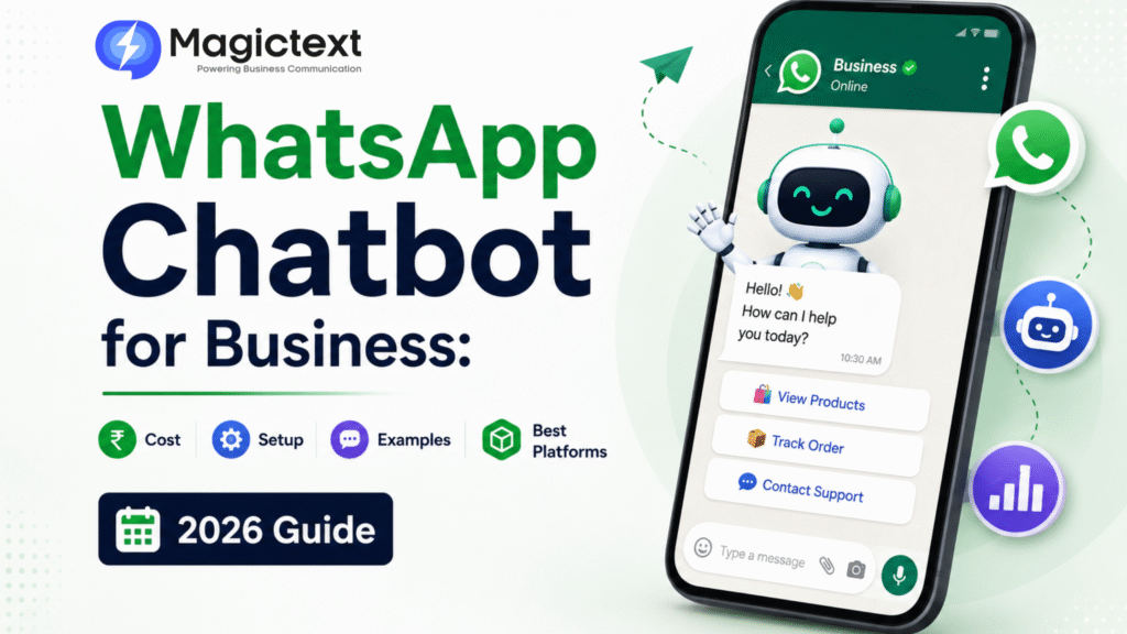 WhatsApp Chatbot for Business: Cost, Setup, Examples & Best Platforms (2026 Guide)