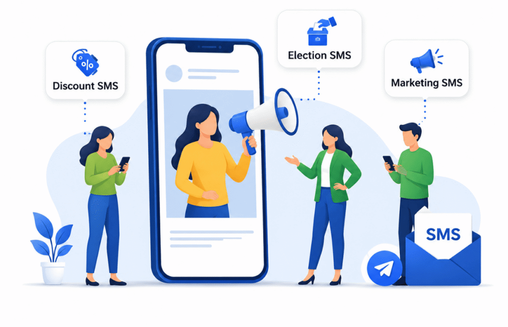 Magictext promotional sms design