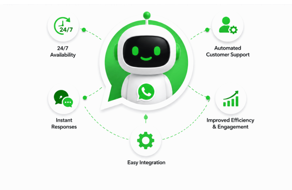 features of whatsapp chatbot